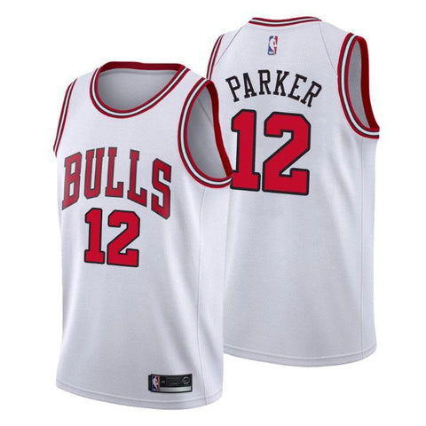 Chicago Bulls Jabari Parker Association White Jersey