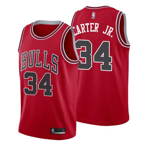 Chicago Bulls Wendell Carter Jr. Icon Edition Red Jersey