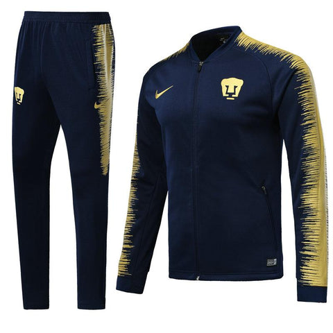 Pumas UNAM Tracksuit Training Jackets and Pants Navy 2018/19