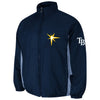 Tampa Bay Rays Majestic Triple Climate 3-In-1 On-Field Jacket - Navy
