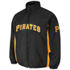 Pittsburgh Pirates Majestic Triple Climate 3-In-1 On-Field Jacket - Black