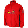 St. Louis Cardinals Majestic Triple Climate 3-In-1 On-Field Jacket - Red