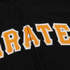 Pittsburgh Pirates Majestic Women's Authentic Collection Double Climate Full Zip Jacket - Black