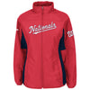 Washington Nationals Majestic Women's Authentic Collection Double Climate Full Zip Jacket - Red