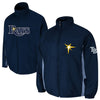 Tampa Bay Rays Majestic Triple Climate 3-In-1 On-Field Jacket - Navy