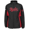 Cincinnati Reds Majestic Women's Authentic Collection Double Climate Full Zip Jacket - Black