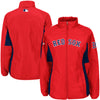 Boston Red Sox Majestic Women's Authentic Collection Double Climate Full Zip Jacket - Red