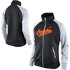 Baltimore Orioles Women's Full Zip Track Jacket - Black