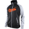 Baltimore Orioles Women's Full Zip Track Jacket - Black