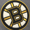 Old Time Hockey Boston Bruins Grant Lace Primary Logo Crew Sweatshirt - Charcoal