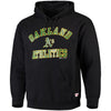 Oakland Athletics Stitches Fastball Fleece Pullover Hoodie - Black