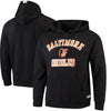 Baltimore Orioles Stitches Fastball Fleece Pullover Hoodie - Black