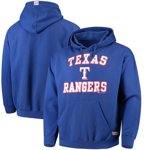 Texas Rangers Stitches Fastball Fleece Pullover Hoodie Blue