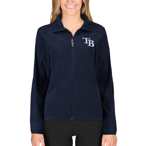 Antigua Tampa Bay Rays Women's Ice Full Zip Jacket - Navy