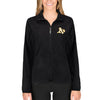 Antigua Oakland Athletics Women's Ice Full Zip Jacket - Black