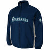 Seattle Mariners Majestic Double Climate Full-Zip Jacket - Navy