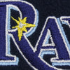 Antigua Tampa Bay Rays Ice Polar Fleece Quarter Zip Jacket Blue