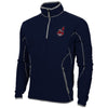 Antigua Cleveland Indians Ice Polar Fleece Quarter Zip Pullover Jacket - Navy Blue