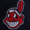 Antigua Cleveland Indians Ice Polar Fleece Quarter Zip Pullover Jacket - Navy Blue