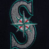 Antigua Seattle Mariners Ice Polar Fleece Quarter Zip Pullover Jacket - Navy Blue