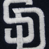 Antigua San Diego Padres Ice Polar Fleece Quarter Zip Jacket - Navy Blue