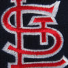 Antigua St. Louis Cardinals Ice Polar Fleece Quarter Zip Pullover Jacket - Navy Blue
