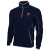 Antigua Minnesota Twins Ice Polar Fleece Quarter Zip Pullover Jacket - Navy Blue