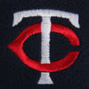 Antigua Minnesota Twins Ice Polar Fleece Quarter Zip Pullover Jacket - Navy Blue