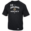 Zdeno Chara Boston Bruins Reebok No. 33 Locker Status Name & Number Speed Wick T-Shirt - Black