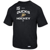 Ryan Getzlaf Anaheim Ducks Reebok No. 15 Locker Status Name & Number Speed Wick T-Shirt - Black