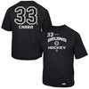 Zdeno Chara Boston Bruins Reebok No. 33 Locker Status Name & Number Speed Wick T-Shirt - Black