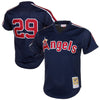 Rod Carew California Angels Mitchell & Ness Cooperstown Mesh Batting Practice Jersey - Navy