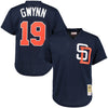 Tony Gwynn San Diego Padres Mitchell & Ness 1982 Authentic Cooperstown Collection Mesh Batting Practice Jersey - Gold