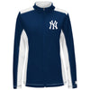 New York Yankees Majestic Women's Kiss the Batter Jacket - Navy
