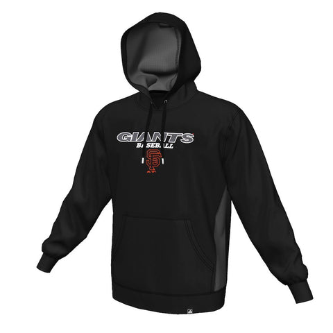 San Francisco Giants Majestic Men's Big & Tall Rookie Phenom Synthetic Hoodie - Black