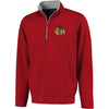 Chicago Blackhawks Antigua Leader 1/4 Zip Pullover - Red