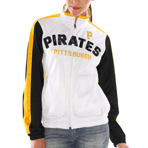 Pittsburgh Pirates Women's Sideline Track Jacket - White