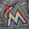 Miami Marlins Majestic Authentic Collection Clubhouse Full-Zip Hoodie - Heather Gray