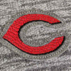 Cincinnati Reds Majestic Authentic Collection Clubhouse Full-Zip Hoodie - Heather Gray