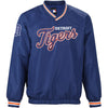 Detroit Tigers Stop and Go Pullover Jacket - Navy Blue
