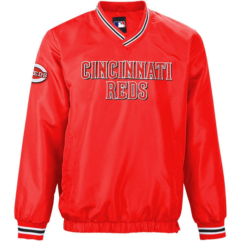 Cincinnati Reds Stop and Go Pullover Jacket - Red