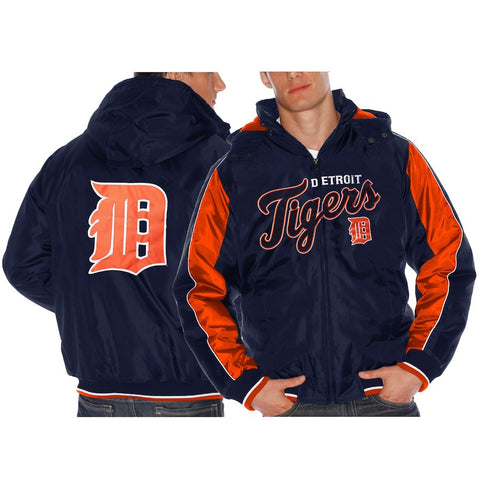 Detroit Tigers Rover Fleece Jacket - Navy Blue