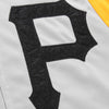 Pittsburgh Pirates Stitches Poly Brushed Full Zip Track Jacket - Gray