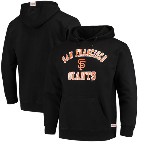 San Francisco Giants Stitches Fastball Fleece Pullover Hoodie - Black