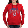 Washington Nationals 5th and Ocean by New Era Women's Big Team Pullover Hoodie - Red
