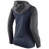Atlanta Braves Women's All Time Performance 1.5 Pullover Hoodie - Navy