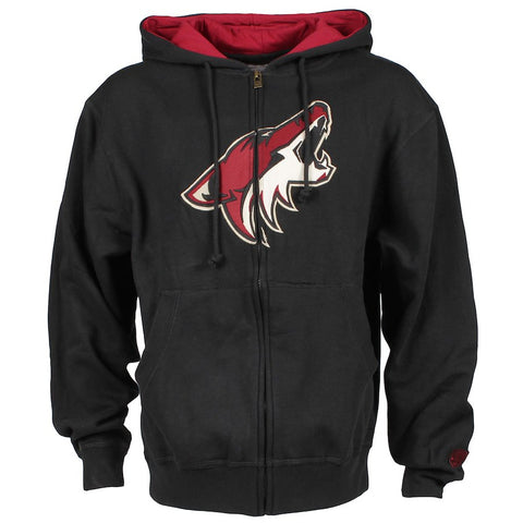 Arizona Coyotes Old Time Hockey Conway Full Zip Hoodie - Black