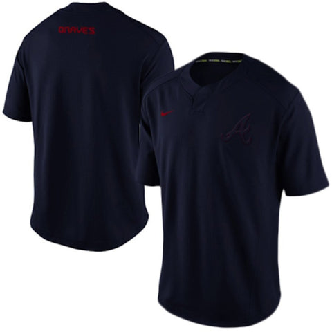Atlanta Braves Flash Performance Jersey - Navy