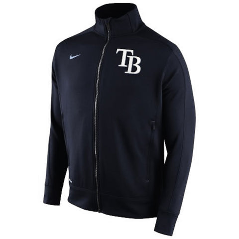 Tampa Bay Rays Track Full Zip Performance Jacket - Navy