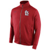 St. Louis Cardinals Track Full Zip Performance Jacket - Red